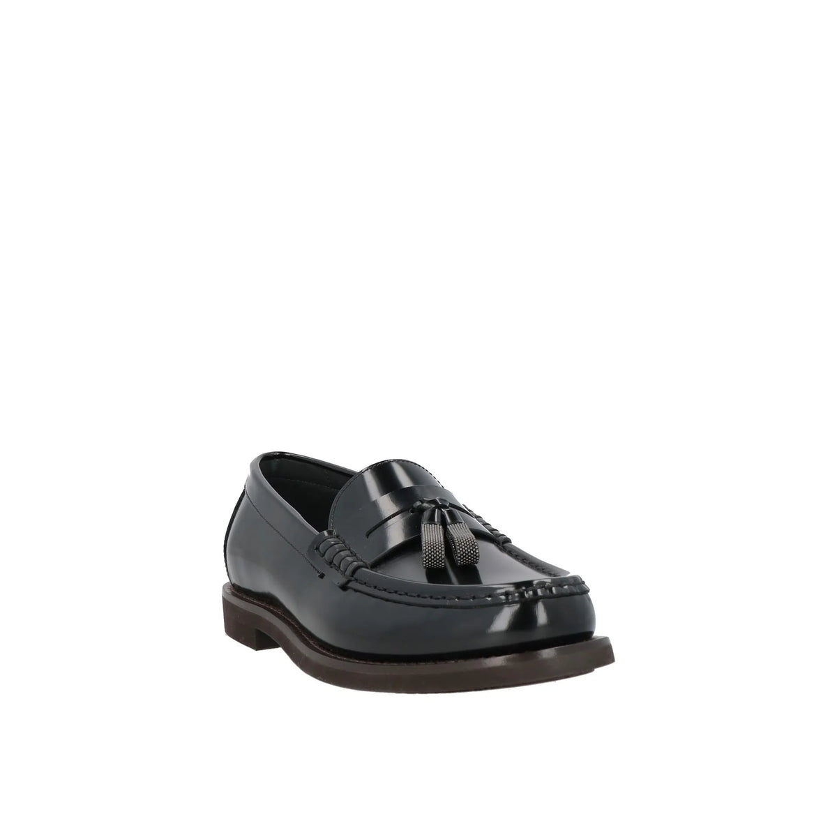 Brunello Cucinelli Leather Penny Loafer