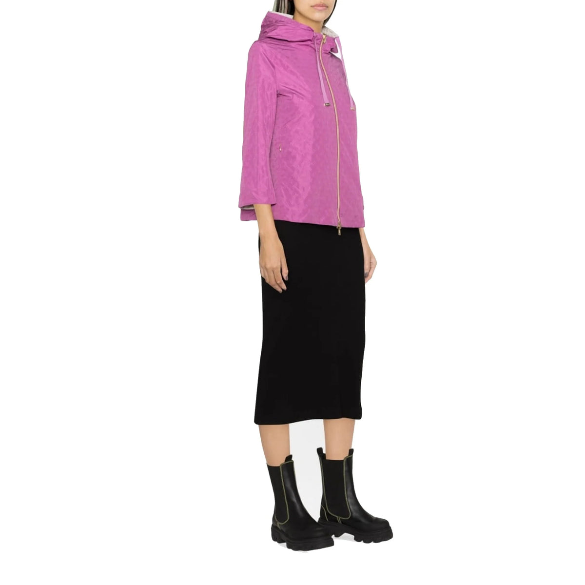 Herno Reversible Monogram-Print Jacket