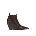 Brunello Cucinelli Monili Wedge Ankle Boots