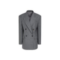 Brunello Cucinelli Pinstriped Wool Blazer