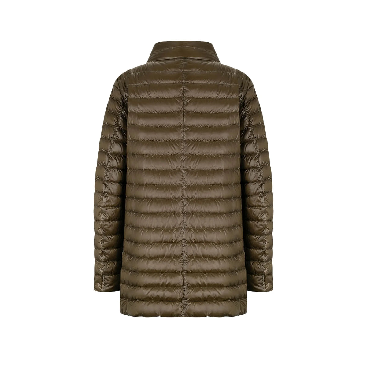 HERNO Ultralight reversible A-line down Coat