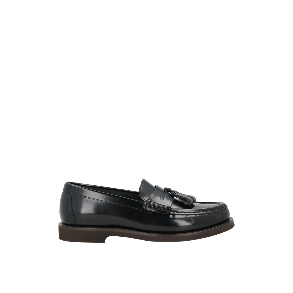 Brunello Cucinelli Leather Penny Loafer