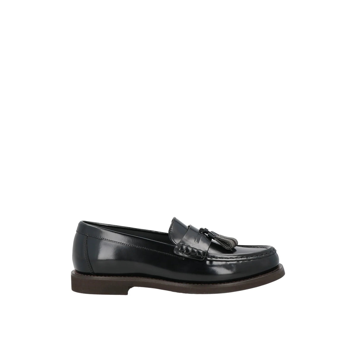 Brunello Cucinelli Leather Penny Loafer