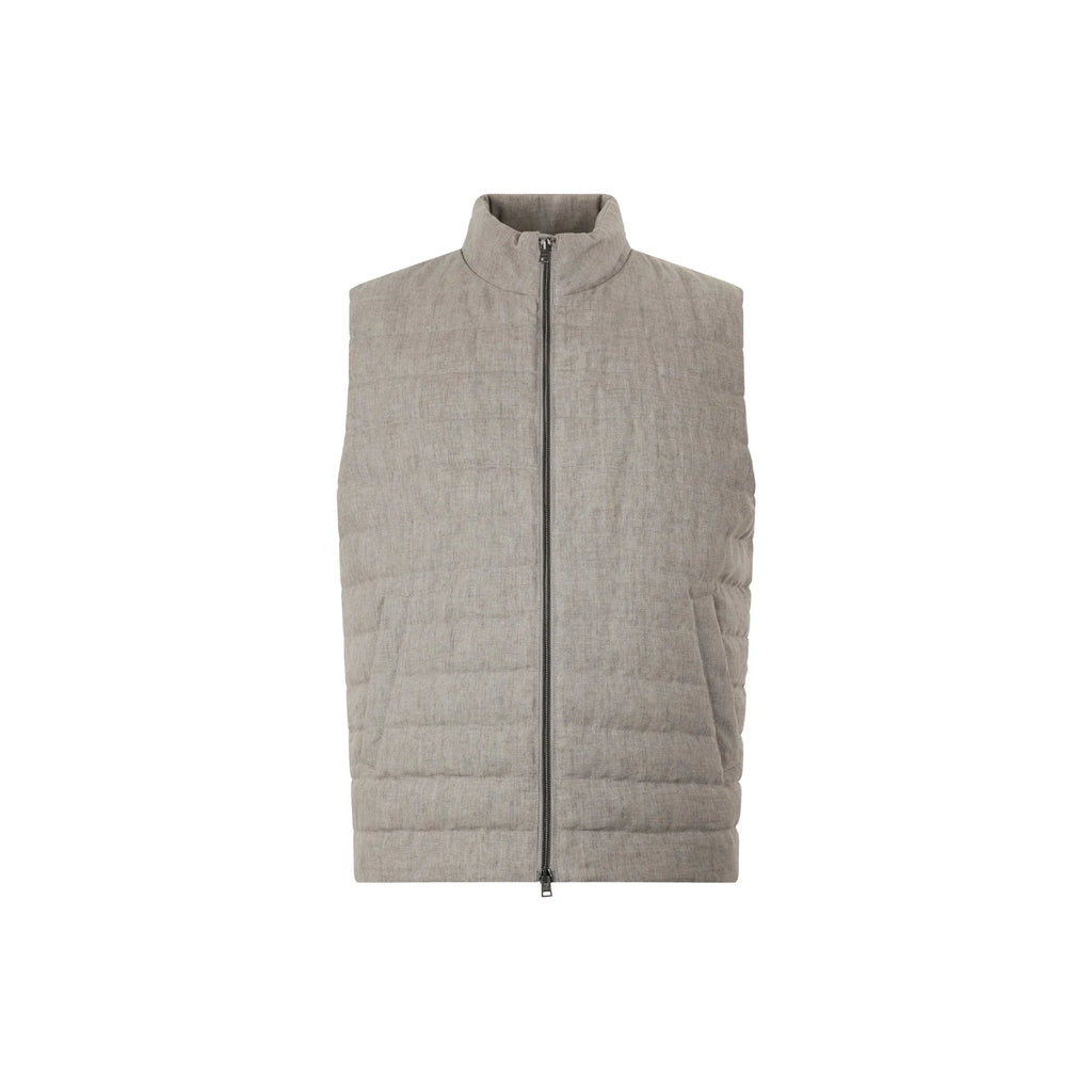 Herno Linen Down Gilet