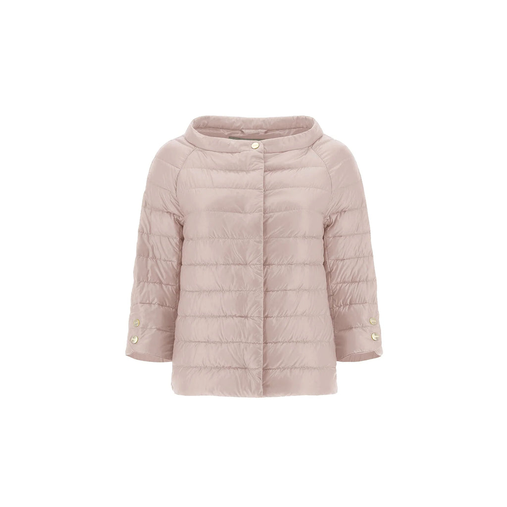 HernoCropped Sleeve Down Jacket