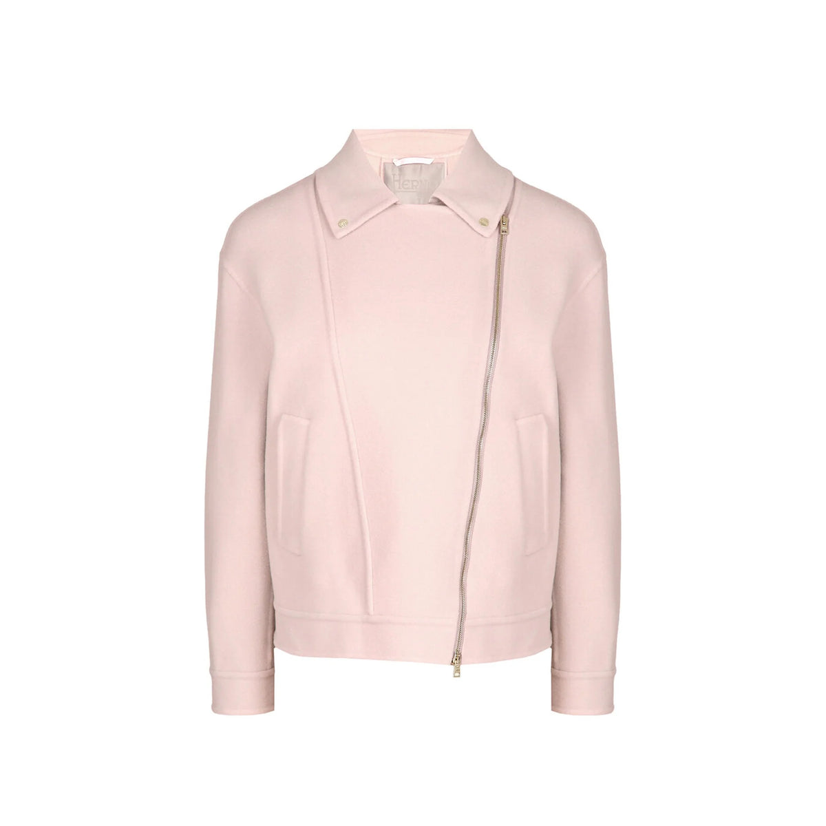 HERNO Wool Biker Jacket