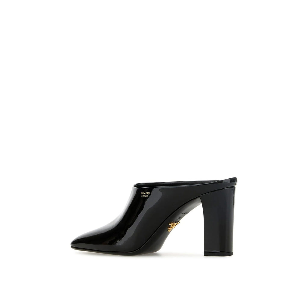 Prada Leather Mules 85mm